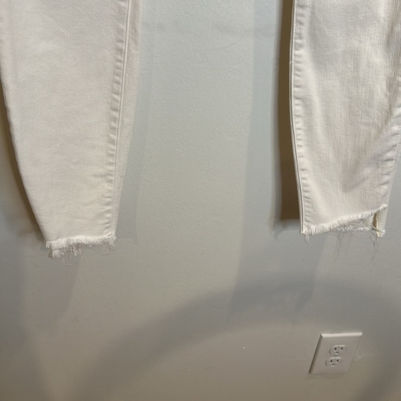 MOTHER THE LOOKER ANKLE STEP FRAY CREAM PUFF SIZE 25 - Picture 6 of 11